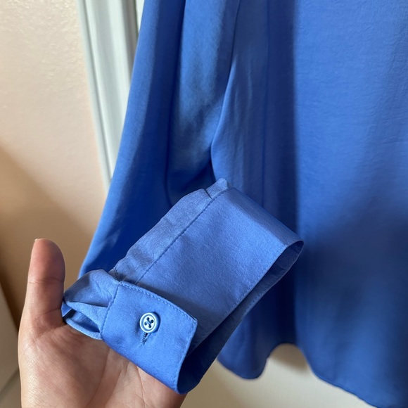 Banana Republic Button Down Satin Blouse - Picture 5 of 8